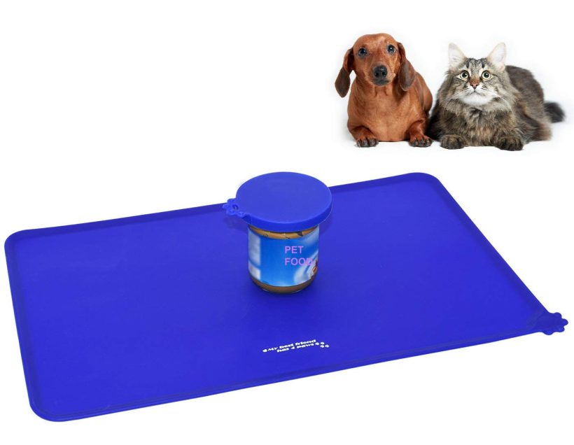 Cats food feeding meal bowl dish mat placemat