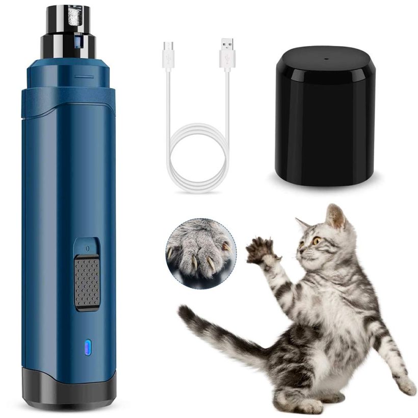 Cats Nail Clippers Upgraded 2 Speeds USB Rechargeable
