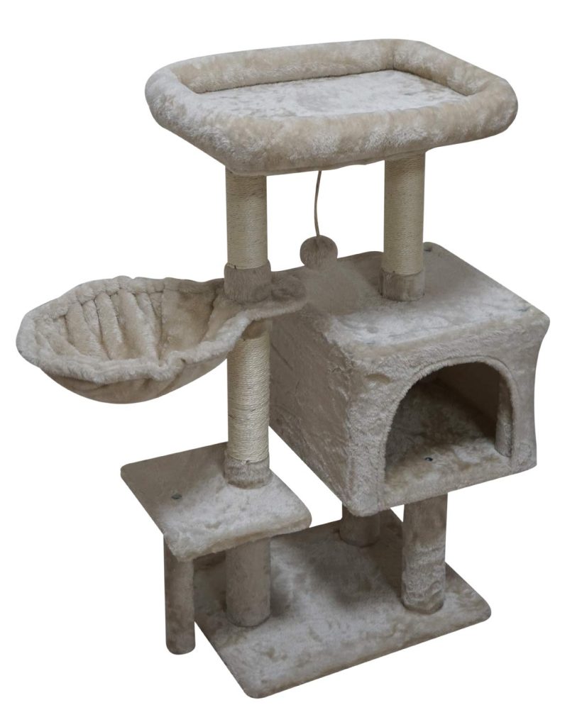 FISH&NAP US09M Cat Tree Cat Tower Scratching Posts