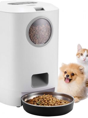 4.5L Dry Food Dispenser for Cats and Small Dogs