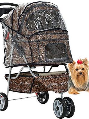 Cat Strollers Jogger Folding Travel Carrier Durable