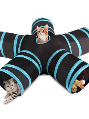 Cat Play Tunnel Collapsible Interactive