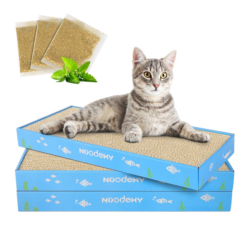 Noodoky 3Pcs Cat Scratching Pads, Double-Sided