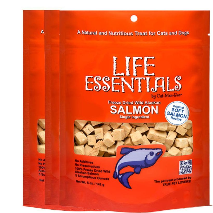 Natural Freeze Dried Wild Alaskan Salmon Treats for Cats