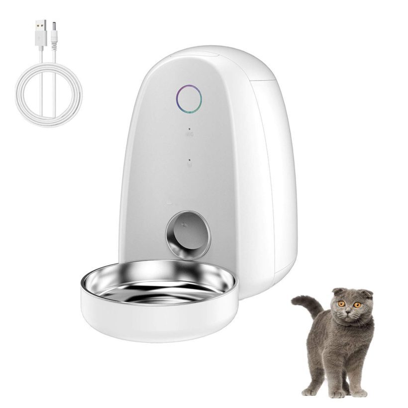 OOFAH Smart Feed Cat Feeder, Wi-Fi Enabled