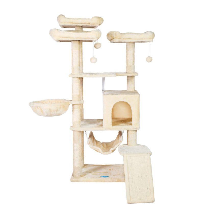 Hey-brother Multi-Level Cat Tree with Bigger Hammock