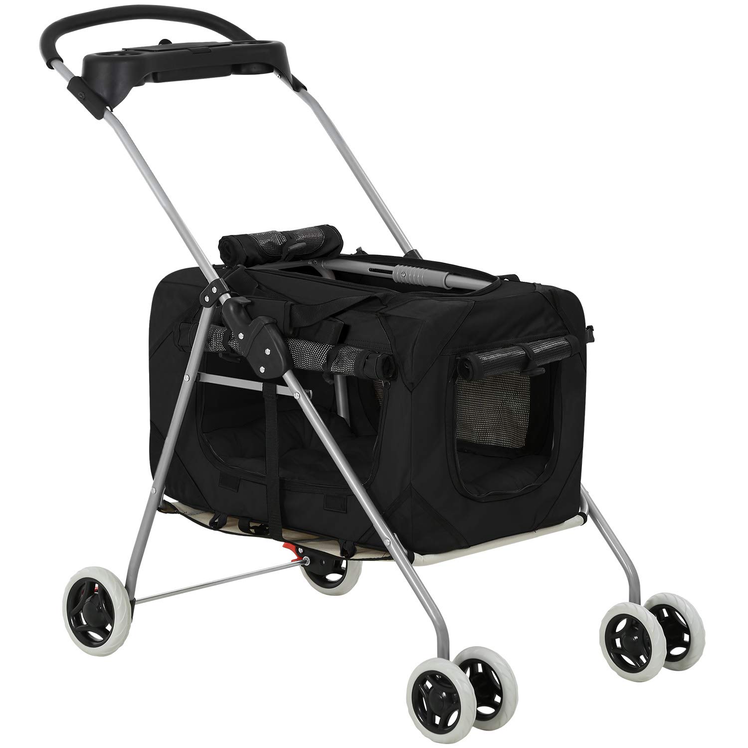 Dog Stroller Cat Stroller Pet Carseat Carriers Bag