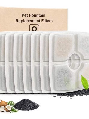 YAMOZOM Cat Fountain Replacement Filter 8 Pack