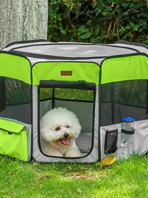 Akinerri Pet Playpen Portable Foldable for Dog/Cat/Puppy