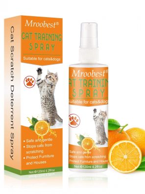 Mroobest Cat Scratch Deterrent Spray, Cat Trainin Spray