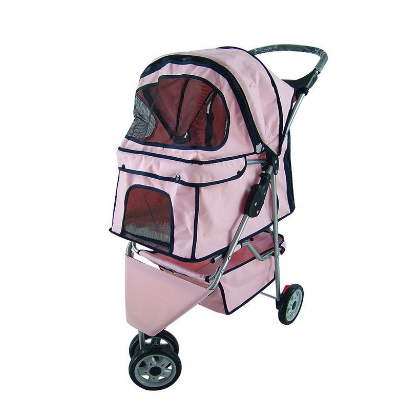 Cats Stroller for Small & Medium Pink