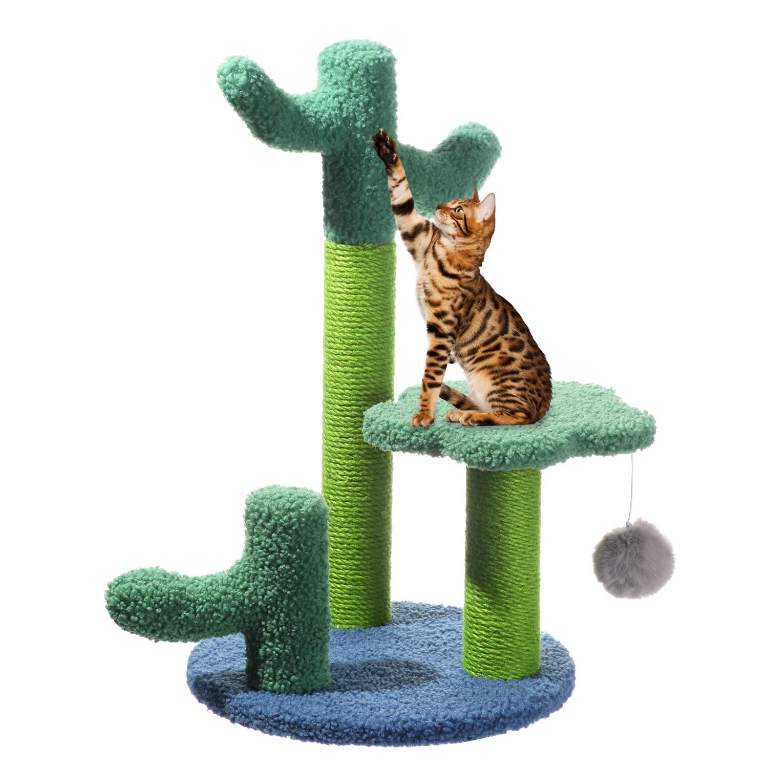 Genenic Cactus Cat Scratching Posts for Indoor Cats