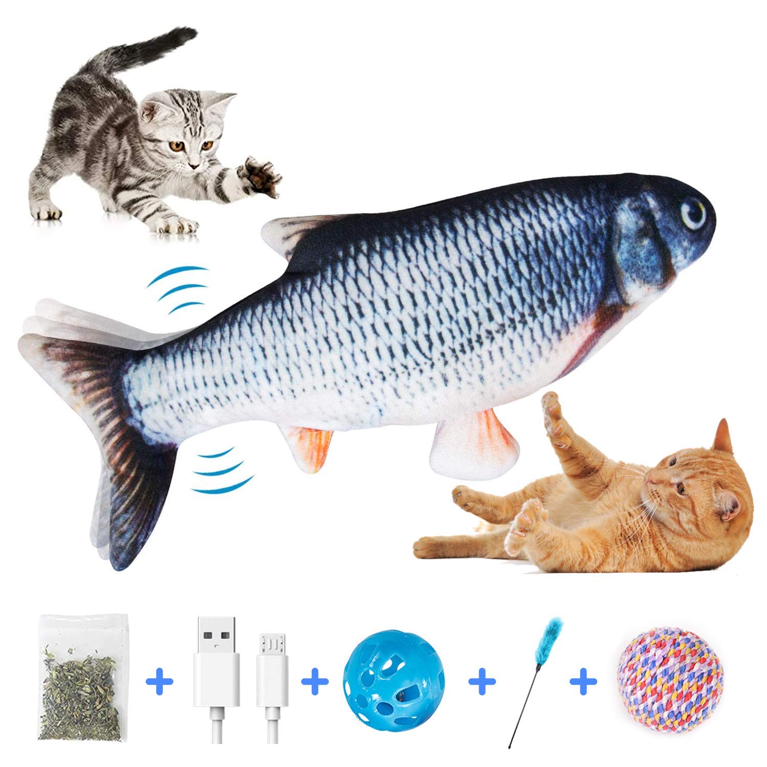 Catnip Electric Moving Fish Cat Toy