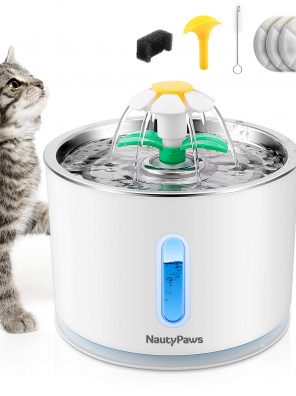 LED Cat Water Fountain with 3 Replacement Filters