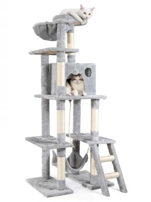 rabbitgoo Cat Tree Cat Tower 61" for Indoor Cats