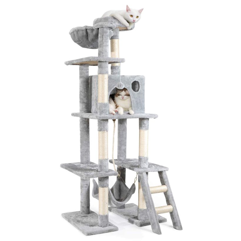 rabbitgoo Cat Tree Cat Tower 61" for Indoor Cats