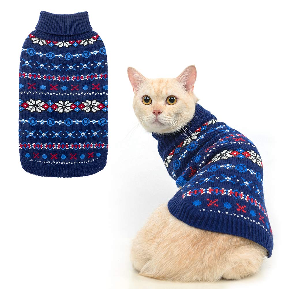 Classic Snowflake Dog Sweater - Soft Thickening Dog Cat