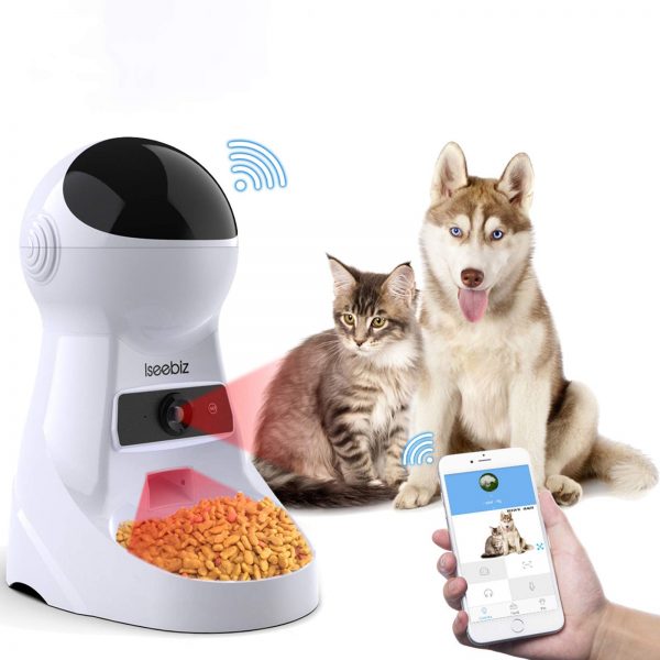 Automatic Cat Feeder Food Dispenser Camera
