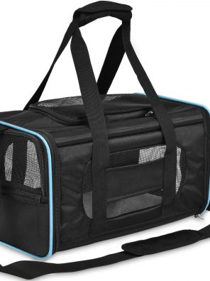 PPOGOO Pet Travel Carriers Soft-Sided for Cats and Small Dogs