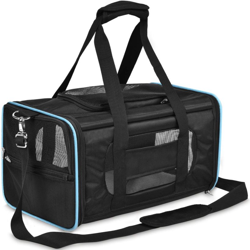 PPOGOO Pet Travel Carriers Soft-Sided for Cats and Small Dogs