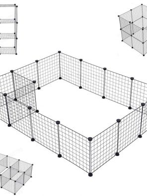 Fence Exercise Pen Cat Crate Cage Kennel