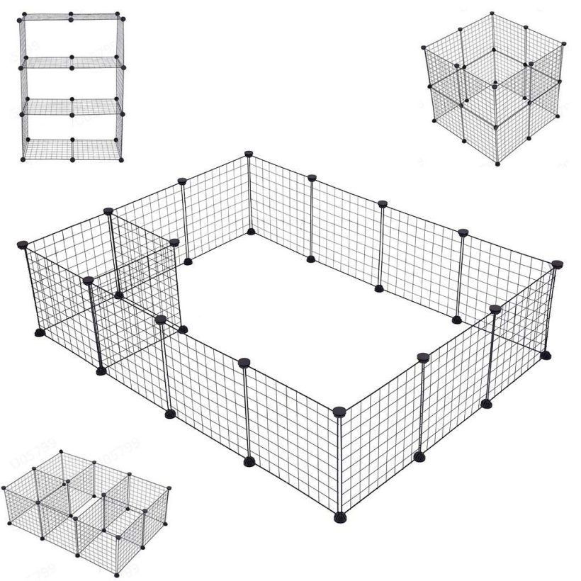 Fence Exercise Pen Cat Crate Cage Kennel