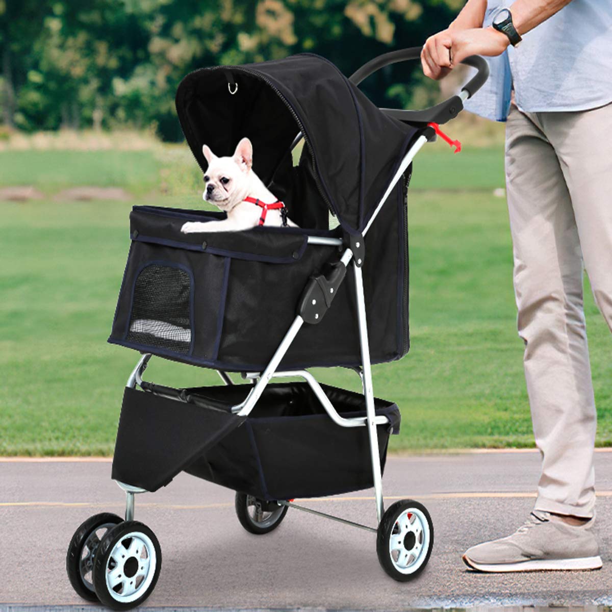3 Wheels Pet Stroller Large/Small Dog