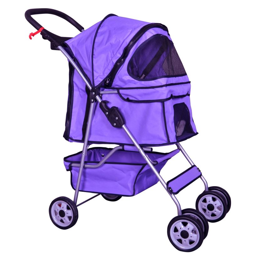 Cat Stroller Lightweight & Foldable Pet Jogger Stroller