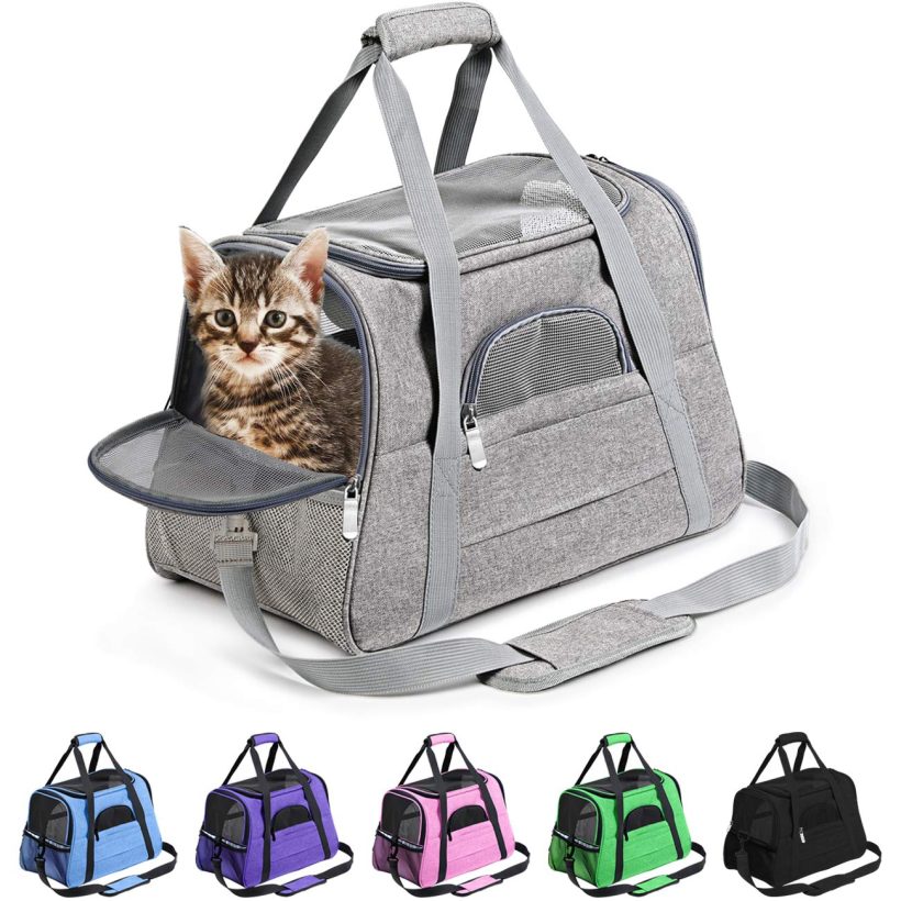 Pet Carrier Airline Approved Cat Carriers for Medium Cats