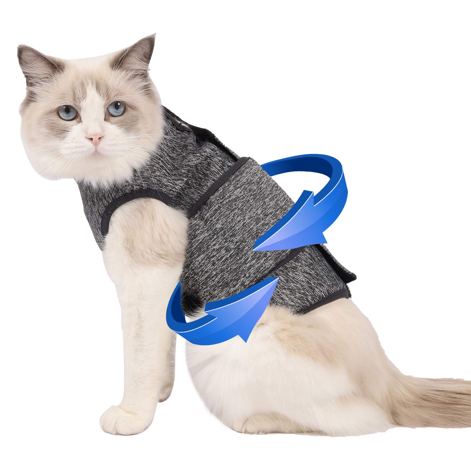 Coppthinktu Cat Anxiety Jacket, Thunder Vest for Cats