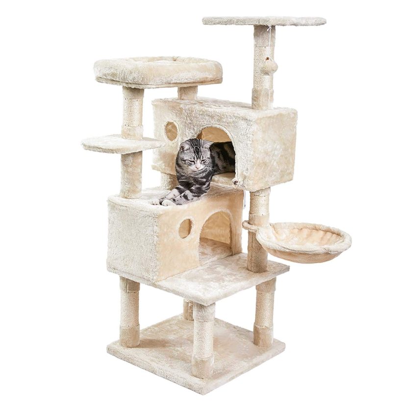 SUPERJARE Cat Tree Condo Furniture with Scratching Posts