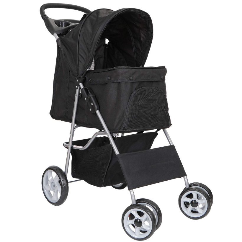 Cats Foldable Stroller Pet Travel