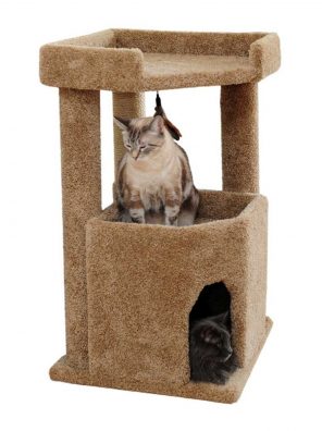 Corner Cat Furniture for Large Cats Unoiled Sisal Rope