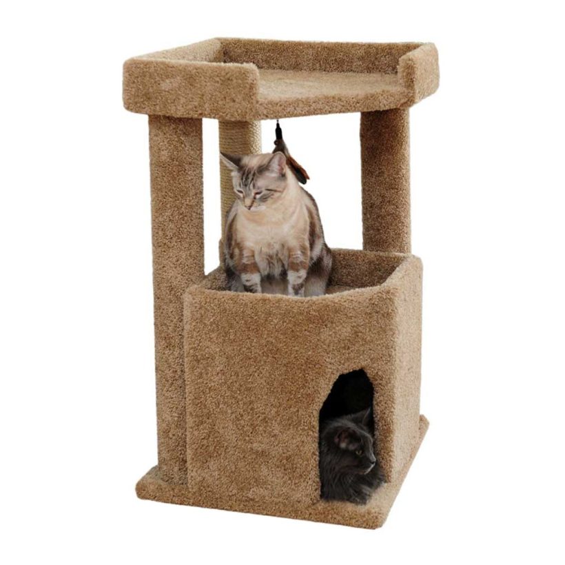 Corner Cat Furniture for Large Cats Unoiled Sisal Rope