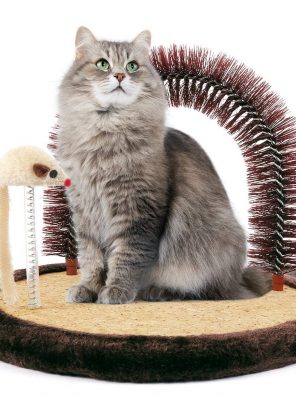 Happi N Pets Premium Cat Arch Self Groomer Cat Massager