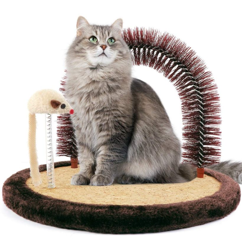 Happi N Pets Premium Cat Arch Self Groomer Cat Massager