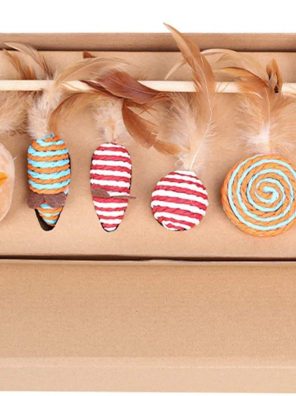 Cat Wand Cat Mouse Toys Cat Feather Toys
