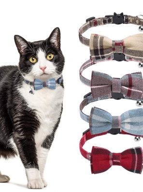 Cat Collar Breakaway with Bell Tie Collars