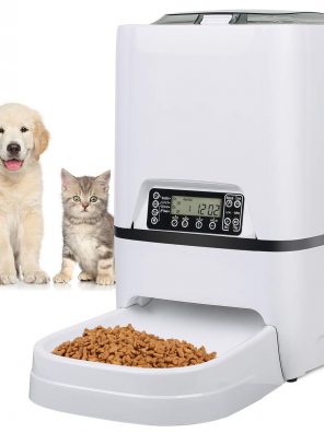 Automatic Cat Feeder 6.5L Pet Dog Food Dispenser