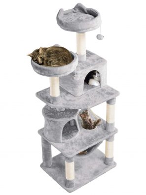 Cat Condo House with Sisal Scratching Posts