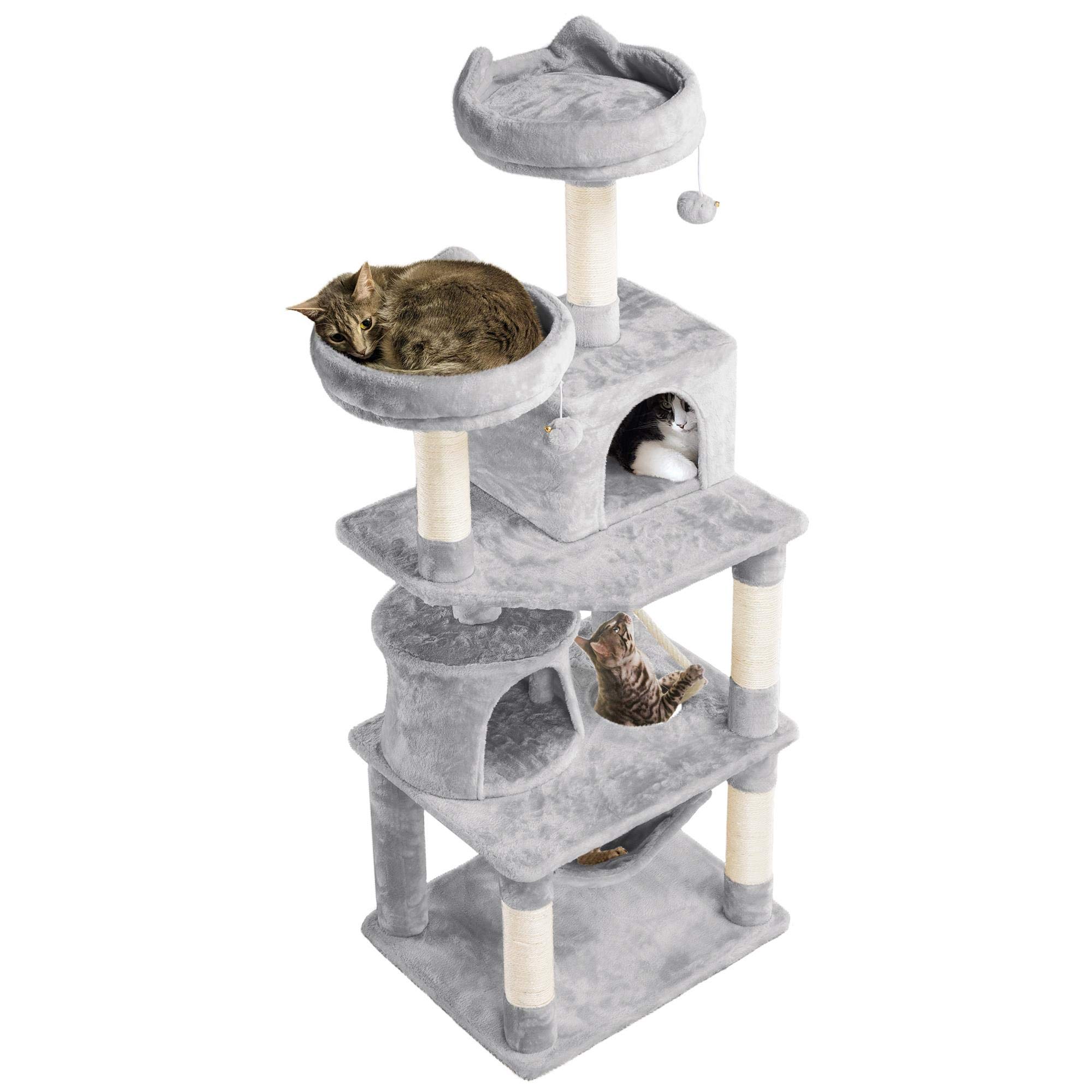 Cat Condo House with Sisal Scratching Posts