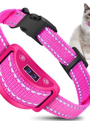 Automatic No Shock Vibration Collar for Cats
