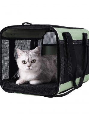 Cats Load Pet Carrier with Comfy Bed