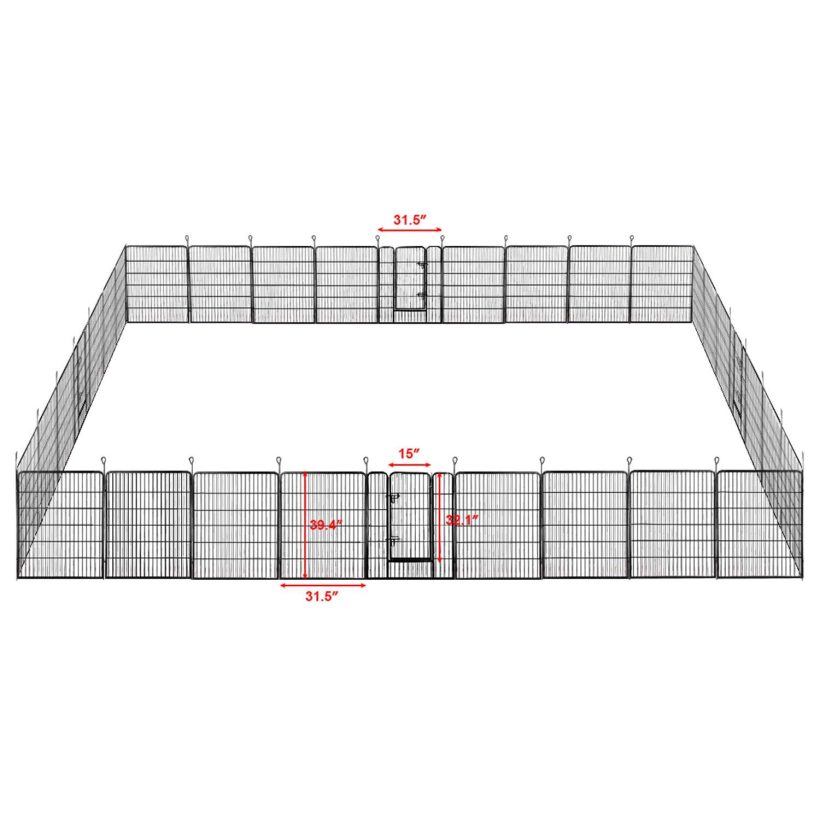 Cat Exercise Fence Foldable Pet Pen