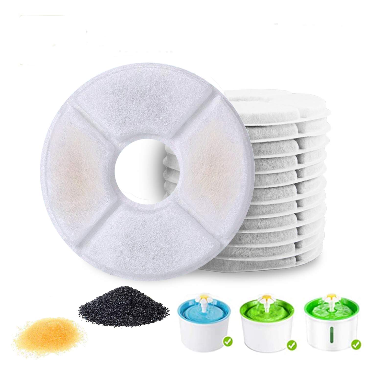 Cat Fountain Replacement Activated Carbon Filter