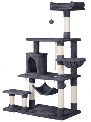 YAHEETECH 62in Multi-Level Cat Tree Tower Condo