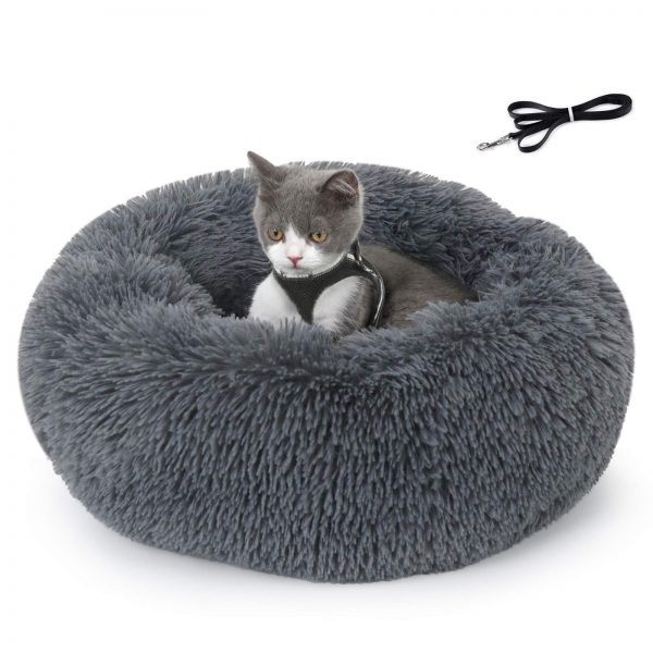 rabbitgoo Cat Bed Cat Harness and Leash Set