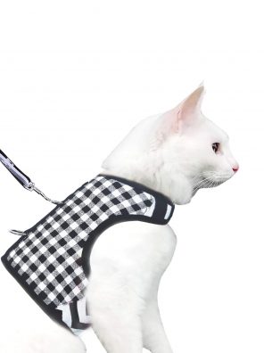Cat Harness and Leash for Walking Escape Proof Large