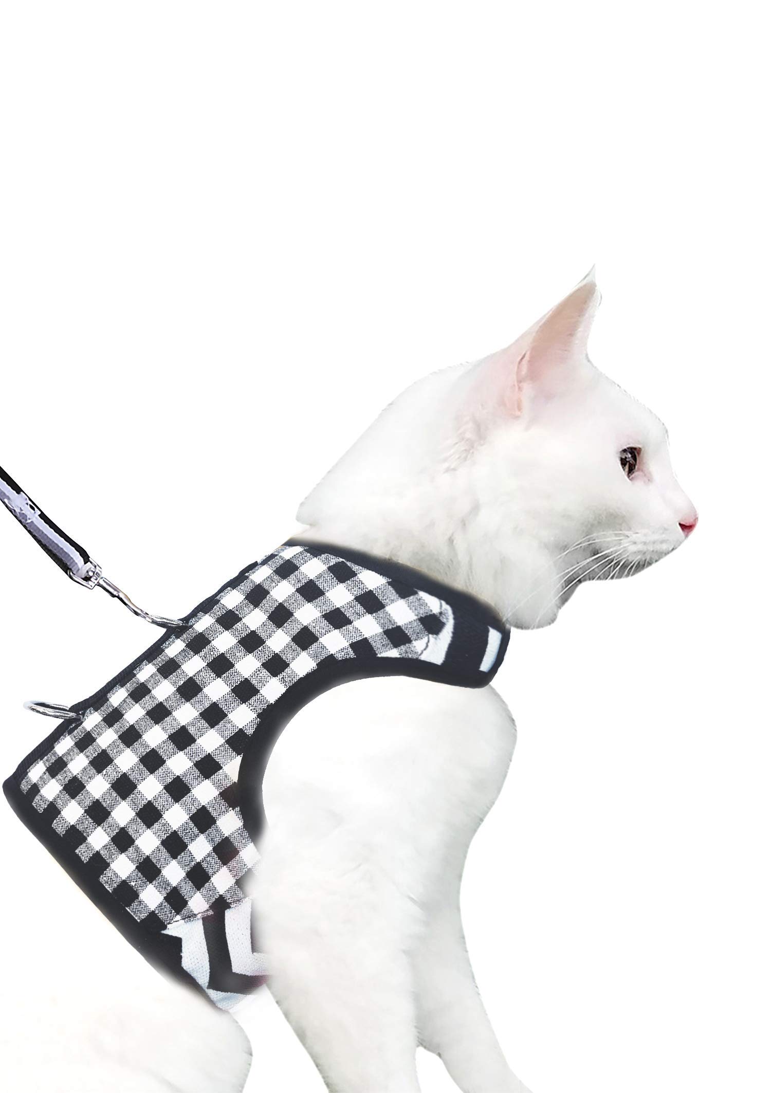 Cat Harness and Leash for Walking Escape Proof Large