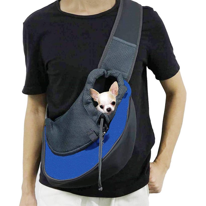 Cat Sling Carrier Adjustable Padded Strap Hands Free